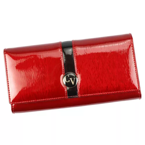 Cavaldi H24-3-SH piros női bőr pénztárca 18.5 x 9 x 3.5 cm