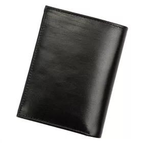   Rovicky 1537-03-BOR RFID fekete férfi bőr pénztárca 9,5 x 12,8 cm
