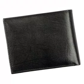   Rovicky 1567-03-BOR RFID fekete-piros férfi bőr pénztárca 11,5 x 9,5 cm