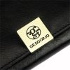 Gregorio GS-100 nagyméretű, fekete női bőr pénztárca 18,5 × 9,5 cm