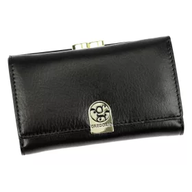   Gregorio GS-108 fekete női bőr pénztárca 14.5 x 9 x 3.8 cm