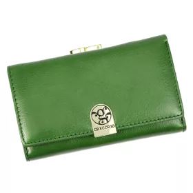   Gregorio GS-108 zöld női bőr pénztárca 14.5 x 9 x 3.8 cm