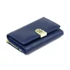 Gregorio GS-117 kék női bőr pénztárca 12 x 8.5 x 3 cm