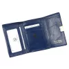 Gregorio GS-117 kék női bőr pénztárca 12 x 8.5 x 3 cm