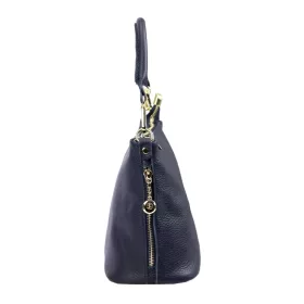   Patrizia 419-040 GOLD sötétkék női bőr válltáska, oldaltáska 24 x 20 x 13 cm