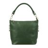 Patrizia 419-040 GOLD zöld női bőr kézitáska 24 x 20 x 13 cm