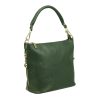 Patrizia 419-040 GOLD zöld női bőr kézitáska 24 x 20 x 13 cm