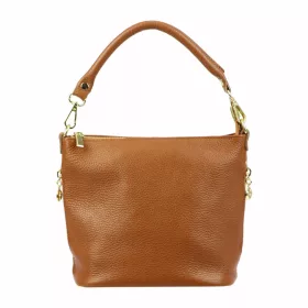   Patrizia 419-040 GOLD konyak női bőr válltáska, oldaltáska 24 x 20 x 13 cm