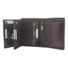 EL FORREST 234-25 RFID barna férfi bőr pénztárca 8.5 x 10.7 x 2.5 cm