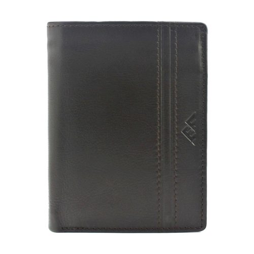 EL FORREST 896-25 RFID barna férfi bőr pénztárca 9.5 x 12.8 x 2.5 cm