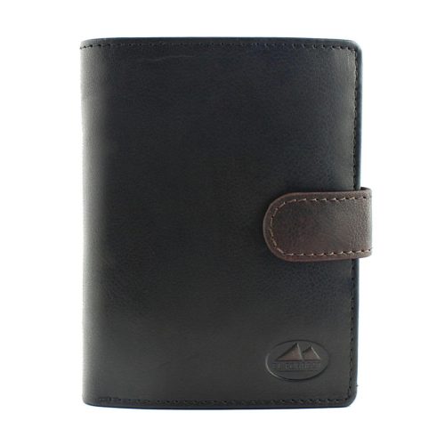 EL FORREST 901-66 RFID fekete férfi bőr pénztárca 9.5 x 12.7 x 2.8 cm