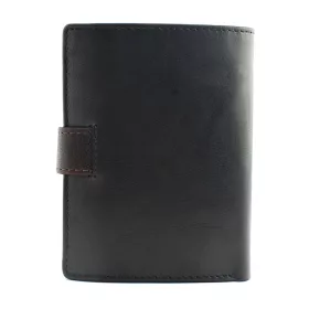   EL FORREST 901-66 RFID fekete férfi bőr pénztárca 9.5 x 12.7 x 2.8 cm