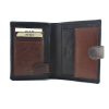 EL FORREST 901-66 RFID fekete férfi bőr pénztárca 9.5 x 12.7 x 2.8 cm
