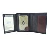 EL FORREST 903-66 RFID fekete férfi bőr pénztárca 8.5 x 11.3 x 2.9 cm