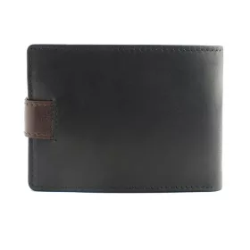   EL FORREST 904-66 RFID fekete férfi bőr pénztárca 12.5 x 9.2 x 3 cm