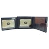 EL FORREST 904-66 RFID fekete férfi bőr pénztárca 12.5 x 9.2 x 3 cm