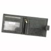 Wild N992L-P-CHM RFID fekete férfi bőr pénztárca 12.8 x 10.5 x 2.8 cm