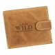 Wild N992L-P-CHM RFID világosbarna férfi bőr pénztárca 12.8 x 10.5 x 2.8 cm