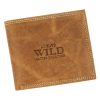 Wild N992-P-CHM RFID konyak férfi bőr pénztárca 12.2 x 10.5 x 2.5 cm