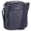 Harvey Miller Polo Club 30327 sötétkék férfi bőr oldaltáska 8 x 24 x 21 cm