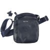 Harvey Miller Polo Club 30327 sötétkék férfi bőr oldaltáska 8 x 24 x 21 cm
