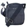 Harvey Miller Polo Club 30327 sötétkék férfi bőr oldaltáska 8 x 24 x 21 cm