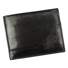   Charro ITALIA 1123 fekete férfi bőr pénztárca 12.5 x 9.5 x 2.8 cm