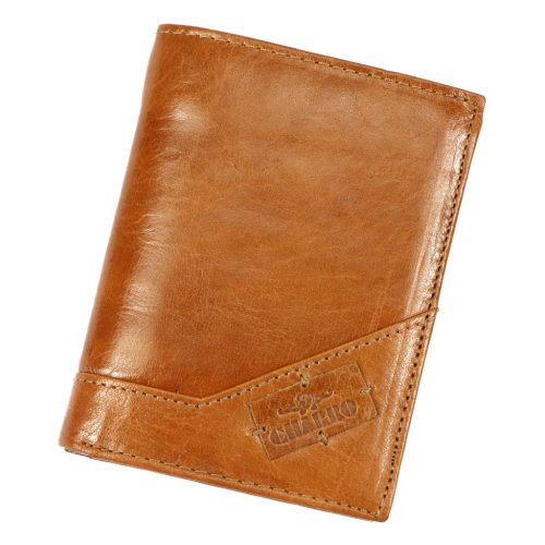 Charro ITALIA 1379 konyak férfi bőr pénztárca 9.5 x 12.8 x 3 cm