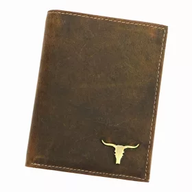   Wild RM-06-BAW BUFFALO barna férfi bőr pénztárca 9.5 x 12.5 x 2.5 cm