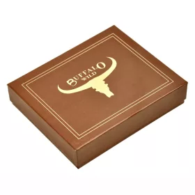   Wild RM-06-BAW BUFFALO barna férfi bőr pénztárca 9.5 x 12.5 x 2.5 cm