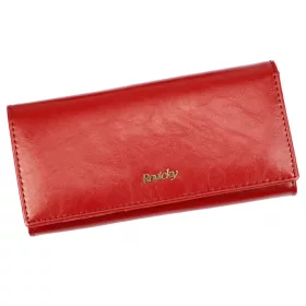   Rovicky 8801-BPRN RFID piros női marhabőr pénztárca 18.5 x 9 x 3 cm
