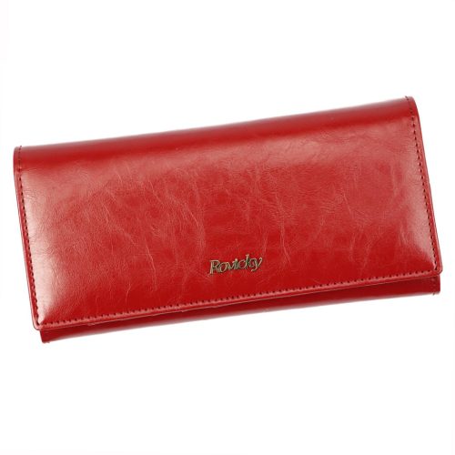 Rovicky 8802-BPRN RFID piros női bőr pénztárca 18.5 x 9 x 3 cm