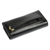Rovicky 8802-BPRN RFID fekete női bőr pénztárca 18.5 x 9 x 3 cm