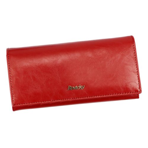 Rovicky 8805-BPRN RFID piros női bőr pénztárca 18,5 × 9 × 3 cm