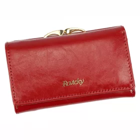  Rovicky 8810-BPRN RFID piros női bőr pénztárca 14 x 8.5 x 3.5 cm