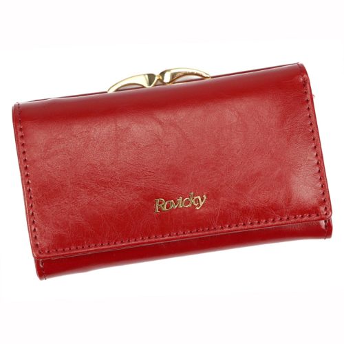 Rovicky 8810-BPRN RFID piros női bőr pénztárca 14 x 8.5 x 3.5 cm