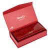 Rovicky 8801-LPCN RFID piros női bőr pénztárca 18.5 x 9 x 3.5 cm