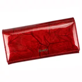   Rovicky 8802-LPCN RFID piros női bőr pénztárca 19 x 9 x 3 cm