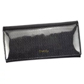   Rovicky 8802-SBRN RFID fekete női bőr pénztárca 19 x 9 x 3 cm
