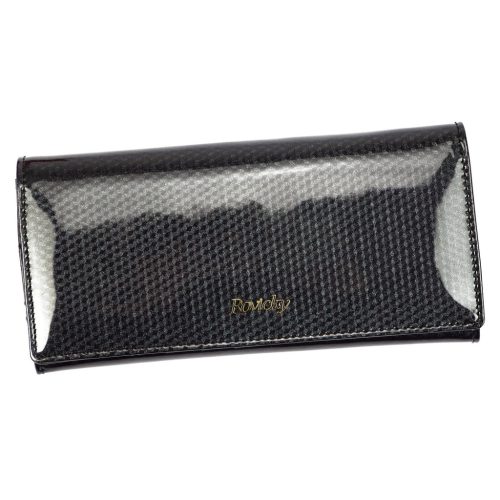 Rovicky 8802-SBRN RFID fekete női bőr pénztárca 19 x 9 x 3 cm