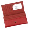 Lorenti JP-510-15 RFID piros női marhabőr pénztárca 18 x 9 x 3 cm
