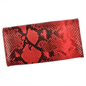   Cavaldi PX24-DNH piros női bőr-rostbőr pénztárca 19 x 9,5 cm