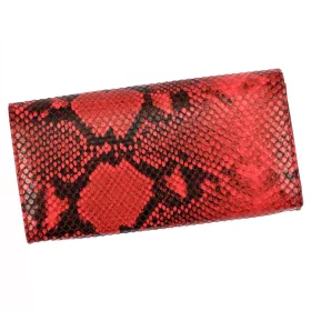   Cavaldi PX28-DNH piros női bőr-rostbőr pénztárca 19 x 10 cm