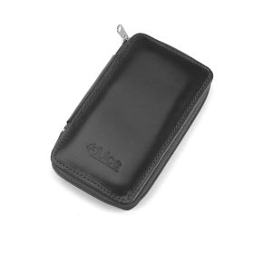 JUICE WIND 47 BIS fekete bőr kulcstartó 7.5 x 13 x 1.5 cm