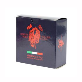   Harvey Miller 012/35 fekete férfi marhabőr öv 125 x 3.5 cm