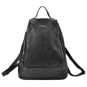   Pierre Cardin FRZ 1750 fekete női bőr hátitáska 33 x 40 x 13 cm