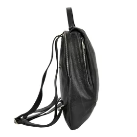   Pierre Cardin FRZ 1750 fekete női bőr hátitáska 33 x 40 x 13 cm