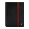 Rovicky N62-RVTP RFID fekete-piros férfi bőr pénztárca 9,5 x 12,5 cm