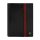 Rovicky N62-RVTP RFID fekete-piros férfi bőr pénztárca 9,5 x 12,5 cm