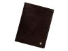 Rovicky N4-RVT RFID sötét barna férfi bőr pénztárca 9,8 x 12,5 cm